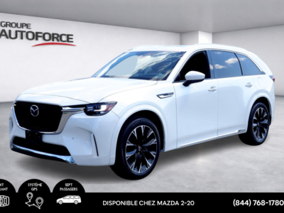 Mazda CX-90 MHEV Signature 2024 intérieur terracotta