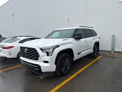 Toyota Sequoia Platinum Hybrid, POWER GROUP, A/C, CUIR 2025 UN SEUL PROPRIÉTAIRE, AUCUN ACCIDENT
