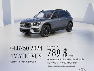 Mercedes-Benz GLB  2024 à Dollard-des-Ormeaux, Québec