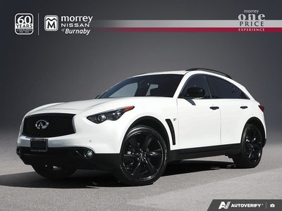 2017 Infiniti QX70  SUPER LOW KMS!