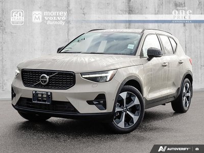 2025 Volvo XC40 Plus ~ Dark Theme | Climate Package AWD | Leather | 360 Camera | Moonroof | Apple Carplay + Google Infotainment
