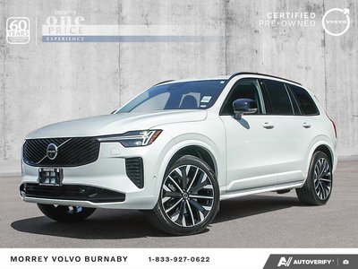 2026 Volvo XC90 Plus Dark Theme | 7 Passenger | Like New LOCAL BC // NO ACCIDENTS