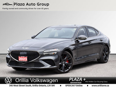 2023 GENESIS G70 3.3T SPORT LOW KM | AWD | ADAPTIVE CRUISE CONTROL