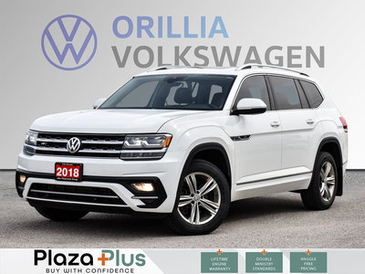 2018 Volkswagen Atlas Execline EXECLINE | BROWN LEATHER SEATS | PANO SUNROOF | 6 CYL | CAPTIANS CHAIRS