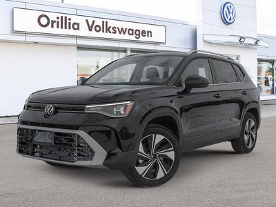 2025 Volkswagen Taos Highline Alloy wheels Package / Deep Black Pearl