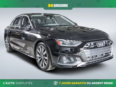 Audi A4 Komfort AWD AUTO A/C MAGS CUIR TOIT CAM RECUL BLUE 2024