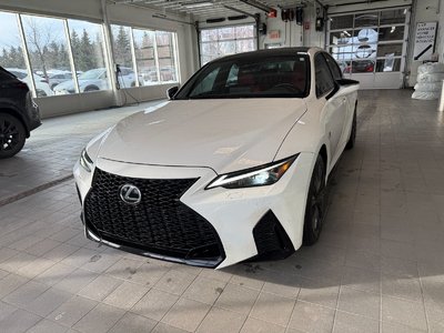 Lexus IS 300 F SPORT 1 2023 AWD - CUIR ROUGE - TOIT OUVRANT - SIEGES CHAUFFANTS ET VENTILÉS