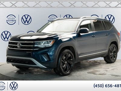 Volkswagen Atlas Highline 2022 V6 | 6 passagers | Jantes 20 pouces | Toit panoramique | Fender audio | Caméra 360 | Carplay