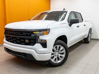 2023 Chevrolet Silverado 1500 CUSTOM CREW 4X4 *CARPLAY* GR REMORQ BOITE 6.6 WIFI