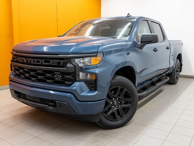 2024 Chevrolet Silverado 1500 CUSTOM CREW 4X4 *BEDLINER* CARPLAY MULTI-FLEX WIFI