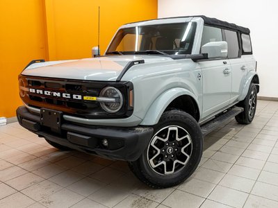Ford Bronco OUTER BANKS 4X4 *2.7L ECOBOOST* 314A NAV CUIR B&O 2021