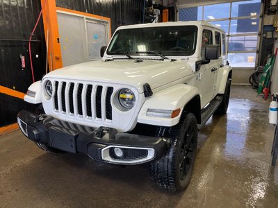 Jeep Wrangler 4xe SAHARA 4X4 GR SÉCURITÉ *NAV* CUIR SIÈGES CHAUFF 2021