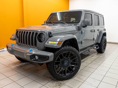 2023 Jeep Wrangler 4xe SAHARA HIGH ALTITUDE 4X4 *NAV* CUIR SIÈGES CHAUFF