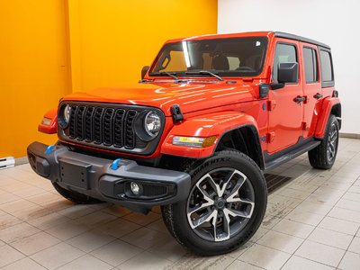 Jeep Wrangler 4xe SPORT S 4X4 *SIÈGES CHAUF* REG ADAP CARPLAY BAS KM 2024