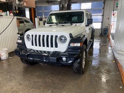 Jeep Wrangler Unlimited SPORT 4X4 V6 *SIÈGES / VOLANT CHAUFF* CARPLAY USB 2020