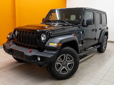 2021 Jeep Wrangler SPORT 4X4 V6 *NAV* GR REMORQ CARPLAY TOIT DUR
