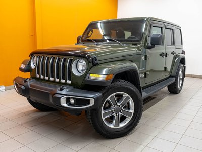 Jeep Wrangler SAHARA 4X4 *SIÈGES / VOLANT CHAUF* CARPLAY A/C USB 2021