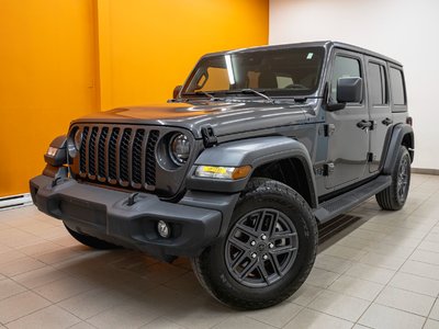 2024 Jeep Wrangler SPORT S 4X4 *SIÈGES / VOLANT CHAUFF* CARPLAY USB