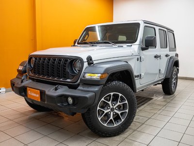 Jeep Wrangler SPORT S 4X4 *SIÈGES CHAUFF* CARPLAY GR REMORQ USB 2024