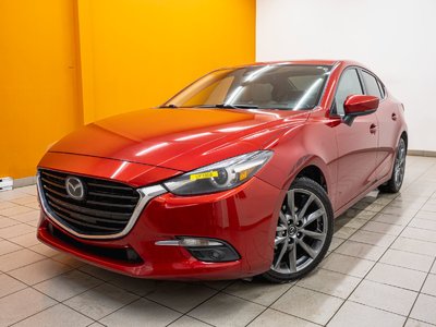 Mazda 3 GT PREMIUM *TOIT* CUIR REG ADAPT BOSE SIÈGES CHAUF 2018
