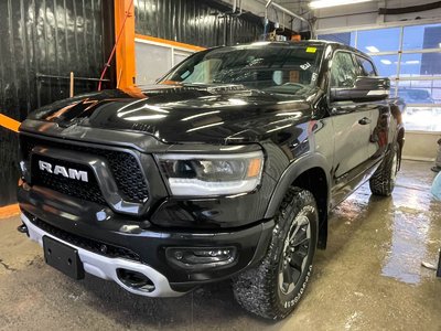 2019 Ram 1500 REBEL CREW 4X4 V8 *LEVEL 2* TOIT NAV SIÈGES CHAUFF