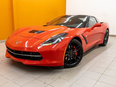 2019 Chevrolet Corvette 1LT STINGRAY *TOIT VITRÉ* CUIR ROUGE ÉCHAPP PERFO