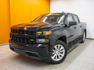 2022 Chevrolet Silverado 1500 CUSTOM CREW 4X4 *CARPLAY* BEDLINER BLUETOOTH WIFI