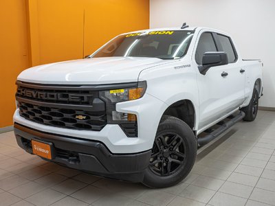 Chevrolet Silverado 1500 WT CREW 4X4 V8 *GR REMORQ* CARPLAY BEDLINER USB 2023