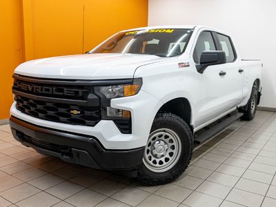 Chevrolet Silverado 1500 WT Z71 CREW 4X4 V8 *GR REMORQ* CARPLAY BEDLINER 2023