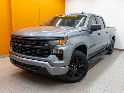 2023 Chevrolet Silverado 1500 CUSTOM CREW 4X4 *BEDLINER* CARPLAY GR REMORQ WIFI