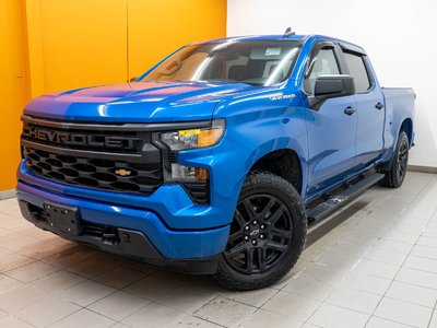 2024 Chevrolet Silverado 1500 CUSTOM CREW 4X4 *CARPLAY* GR REMORQ BOITE 6.6 WIFI