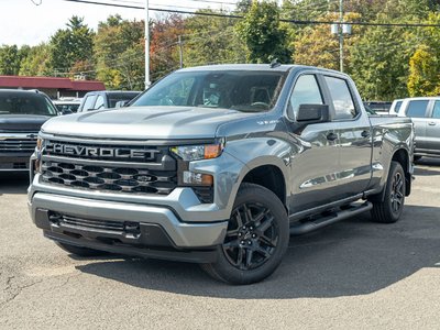 2026 Chevrolet Silverado 1500 Custom CREW 4X4 *GR REMORQ* BEDLINER *CARPLAY* USB