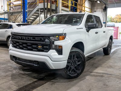 2026 Chevrolet Silverado 1500 Custom CREW 4X4 *GR REMORQ* BEDLINER *CARPLAY* USB
