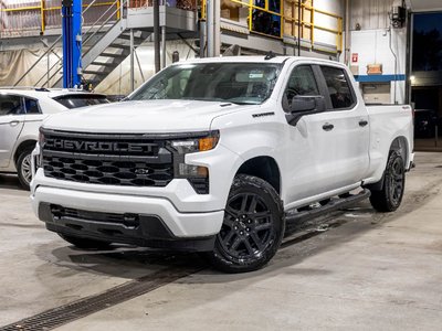 2026 Chevrolet Silverado 1500 Custom CREW 4X4 *GR REMORQ* BEDLINER *CARPLAY* USB