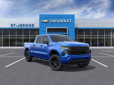 2026 Chevrolet Silverado 1500 Custom CREW 4X4 *GR REMORQ* BEDLINER *CARPLAY* USB