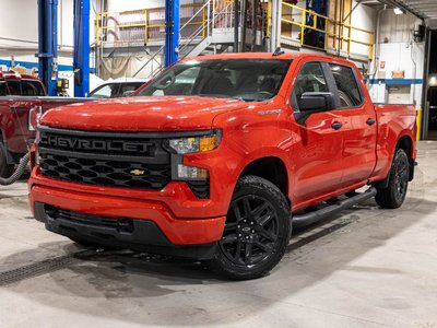2026 Chevrolet Silverado 1500 Custom CREW 4X4 *GR REMORQ* BEDLINER *CARPLAY* USB