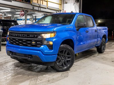 2026 Chevrolet Silverado 1500 Custom CREW 4X4 *GR REMORQ* BEDLINER *CARPLAY* USB