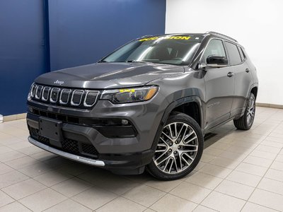 Jeep Compass LIMITED 4X4 *TOIT* NAV CUIR SIÈGES VENTIL ALPINE 2022