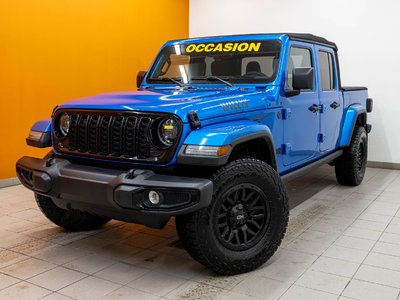 Jeep Gladiator WILLYS 4X4 V6 *SIÈGES CHAUFF* CARPLAY BEDLINER USB 2024