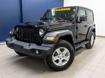 Jeep Wrangler SPORT S 4X4 V6 *TOIT DUR* CARPLAY ALPINE *BAS KM* 2022