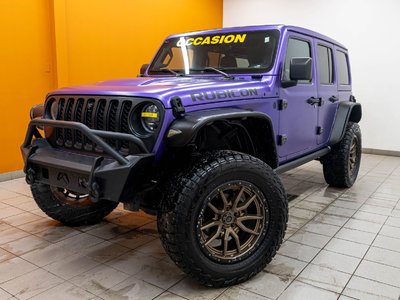 2023 Jeep Wrangler RUBICON V6 4X4 *TOIT SKY* SIEGES CHAUFF *CUIR* NAV