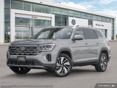 2025 Volkswagen Atlas Highline Black wheels. AWD grip. Room for the whole crew!