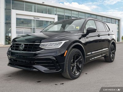 2024 Volkswagen Tiguan Comfortline R-Line Black Edition R-Line Style, Heated Seats, Safety Tech, Low KM