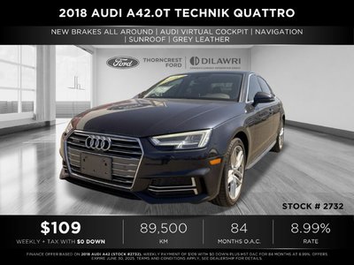 2018 Audi A4 in Brampton, Ontario