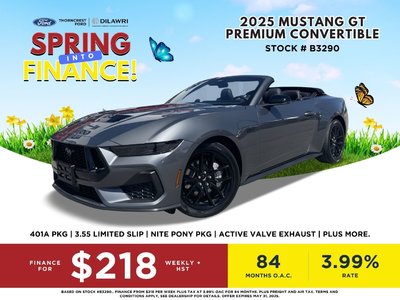 2025 Ford Mustang convertible in Toronto, Ontario