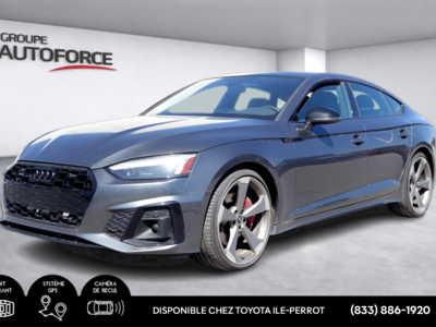 Audi A5 Sportback Progressiv, A/C, POWER GROUP, BACKUP CAMERA,CUIR 2023 AUCUN ACCIDENT!