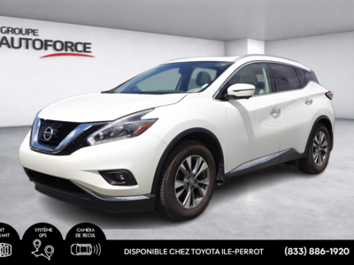 Nissan Murano SL, AWD, POWER GROUP, A/C, CUIR, BACKUP CAMERA 2018 AUCUN ACCIDENT