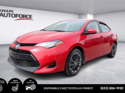 Toyota Corolla LE, A/C, POWER GROUP, BLUETOOTH, CRUISE 2018 AUCUN ACCIDENT!