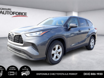 Toyota Highlander LE, AWD, A/C, PUSHSTART, CAM RECUL, BLUETOOTH 2023 AUCUN ACCIDENT!