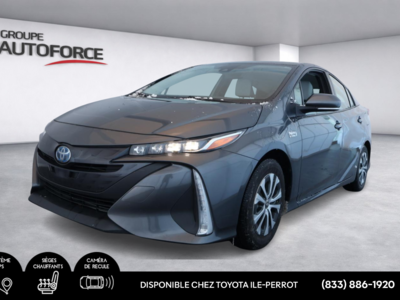 Toyota Prius Prime UPGRADE, A/C, CAM RECUL, CUIR, BLUETOOTH 2021 UN PROPRIETAIRE!